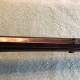 Henry marked half stock percussion 38 caliber rifle. - 6 of 9