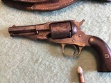 Remington New Model Police converted to 38 caliber with flap holster - 10 of 14