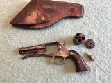 Remington New Model Police converted to 38 caliber with flap holster - 4 of 14