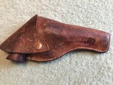 Remington New Model Police converted to 38 caliber with flap holster - 7 of 14