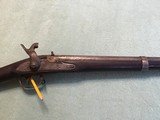 US Springfield Model 1816 Flintlock converted to percussion dated 1816 smooth bore 69 caliber musket - 3 of 15