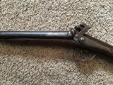 Antique circa 1850 double barrel percussion (approximately 12 gauge) Shogun made in Belgium. - 6 of 14