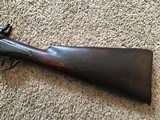 Antique circa 1850 double barrel percussion (approximately 12 gauge) Shogun made in Belgium. - 12 of 14