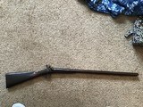 Antique circa 1850 double barrel percussion (approximately 12 gauge) Shogun made in Belgium. - 1 of 14