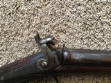 Antique circa 1850 double barrel percussion (approximately 12 gauge) Shogun made in Belgium. - 3 of 14