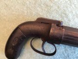 Antique Circa 1840’s, 31 caliber (probably Allen & Thurber) percussion revolving pistol. - 4 of 11