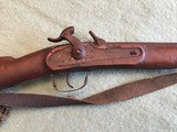 Antique Civil war era Enfield style percussion Carbine length 58 caliber musket - 1 of 14