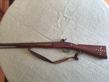 Antique Civil war era Enfield style percussion Carbine length 58 caliber musket - 7 of 14