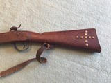 Antique Civil war era Enfield style percussion Carbine length 58 caliber musket - 4 of 14