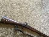 Antique Civil war era Enfield style percussion Carbine length 58 caliber musket - 12 of 14
