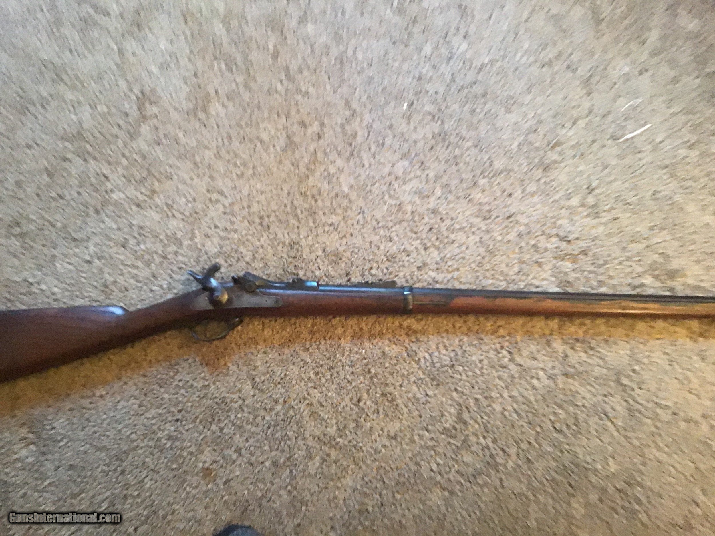 Us Springfield Model 1873 45 70 Caliber Trapdoor Army Rifle