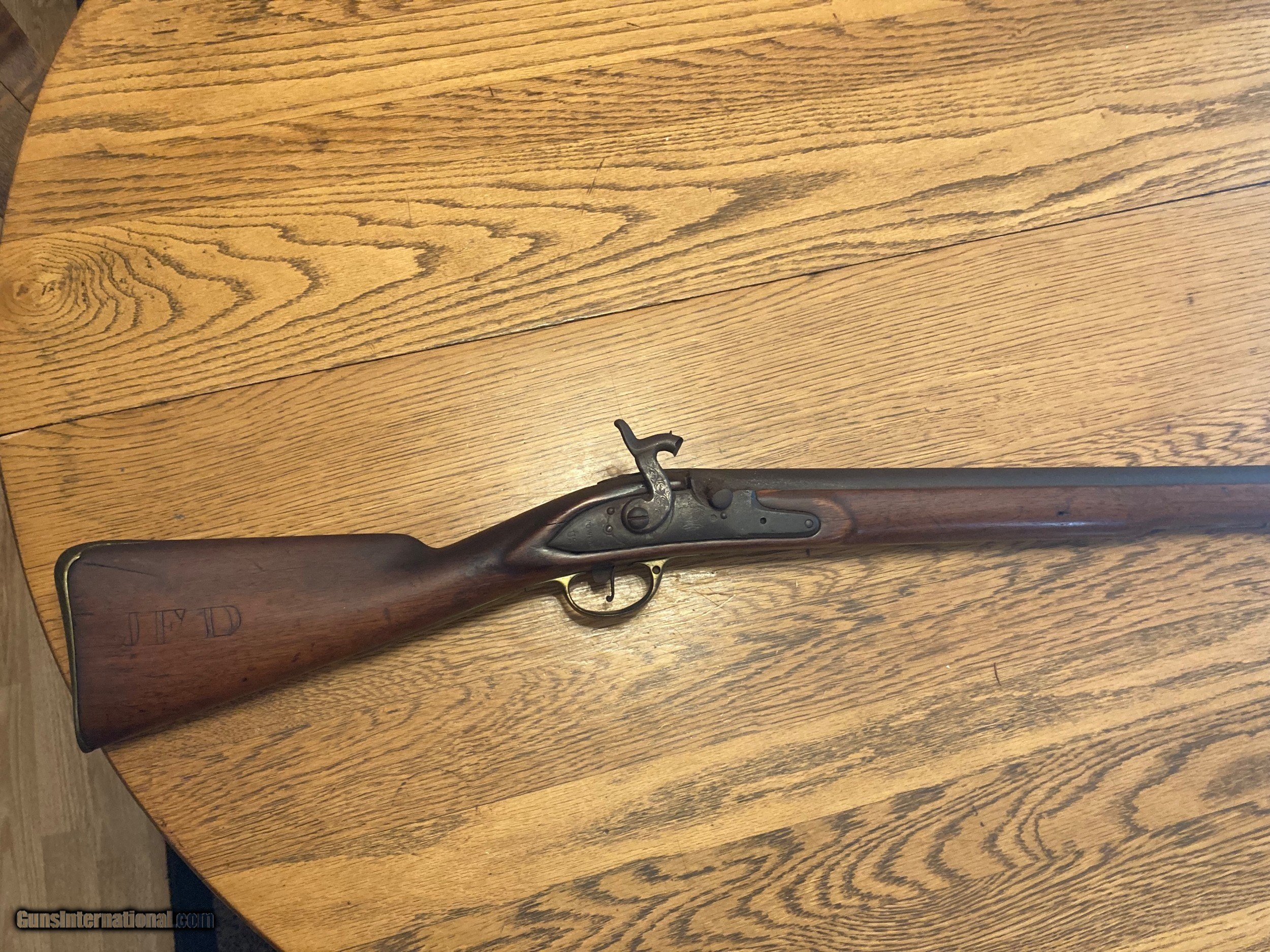 US Surcharged Tower Brown Bess Flintlock Converted to Percussion