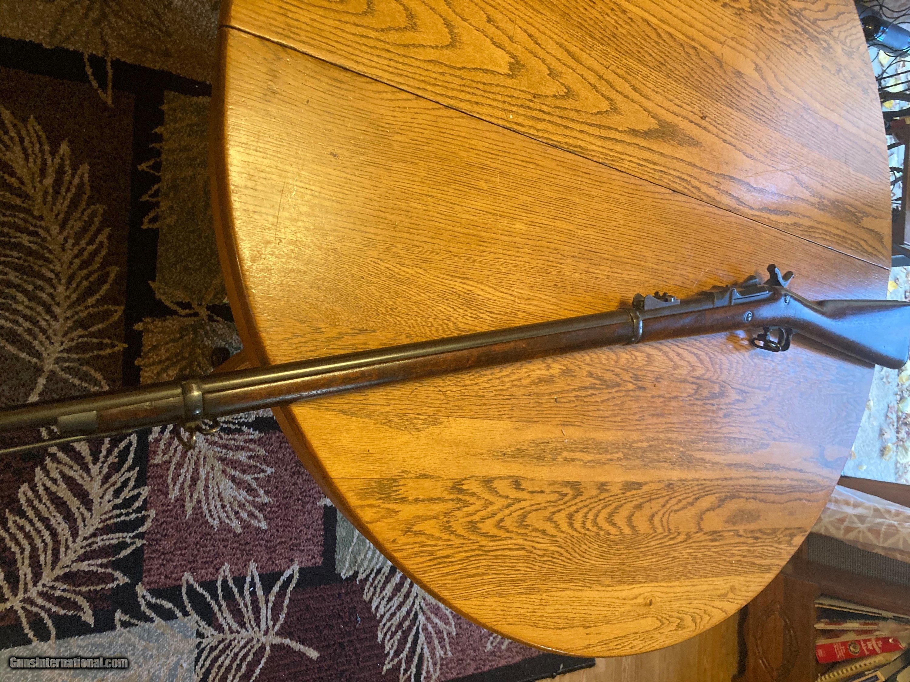 Us Springfield Model 1873 45 70 Trapdoor Army Rifle