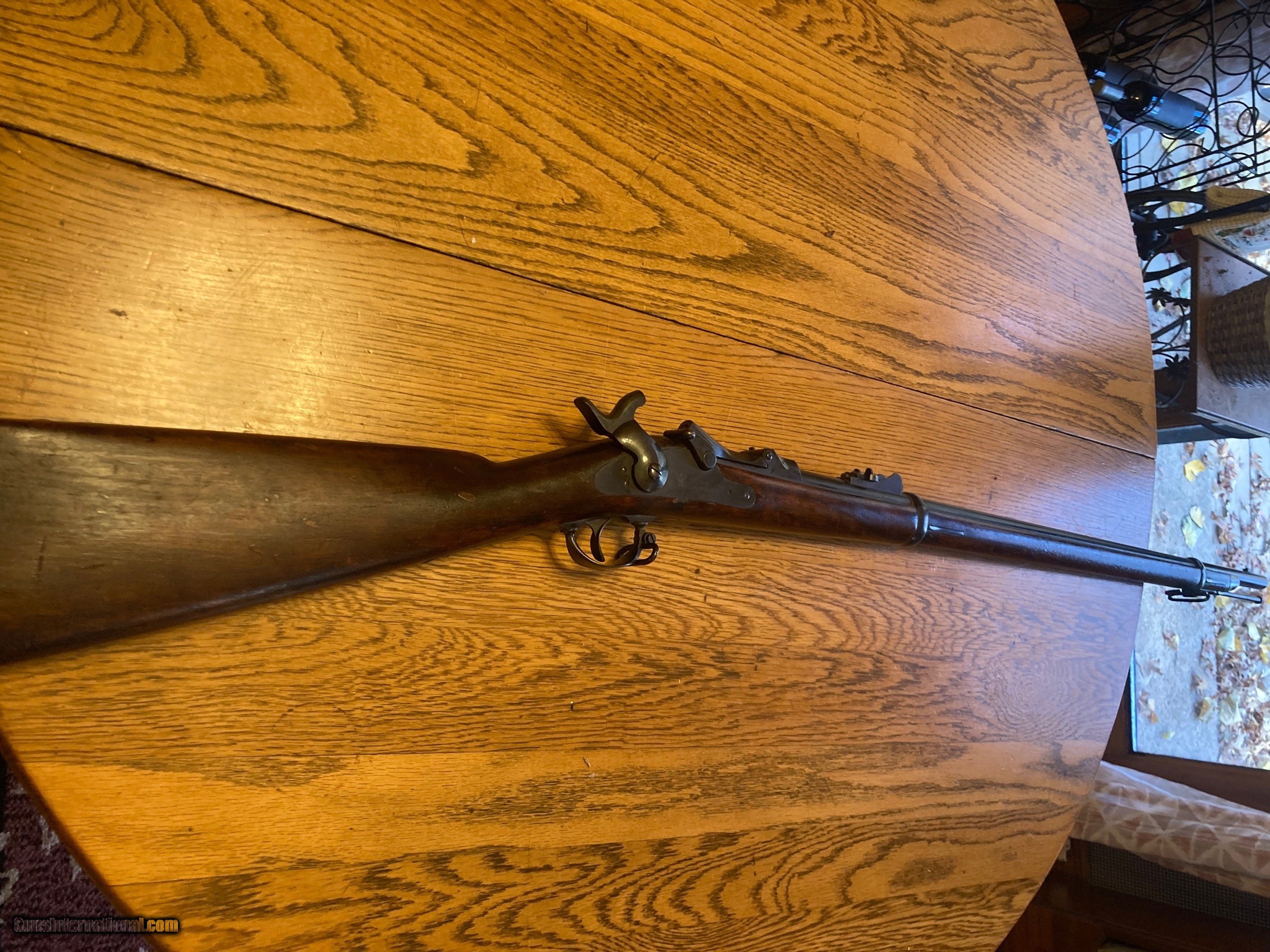 Us Springfield Model 1873 45 70 Trapdoor Army Rifle