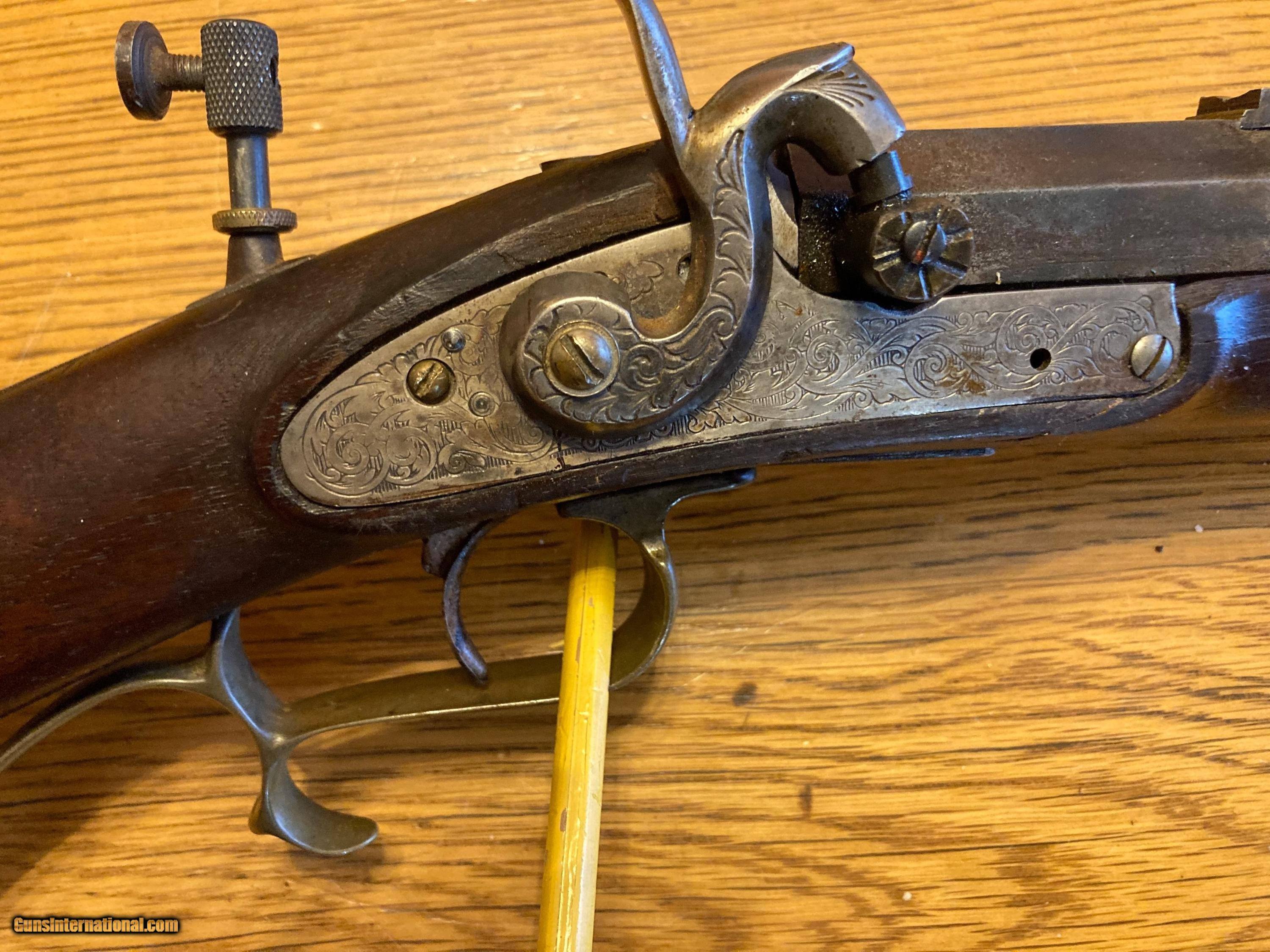 Antique 1860 Remington Kentucky/Pennsylvania 36 Caliber half stock ...