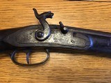 Circa 1850 Kentucky/Pennsylvania full stock percussion long rifle by Henry Parker - 1 of 15