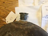 Original Antique Dug Civil War smooth side canteen with Initials - 3 of 7