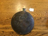 Original Antique Dug Civil War smooth side canteen with Initials - 2 of 7