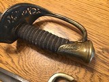 1 US 1850 Foot officers sword, 2 US Musicians or Non coms civil war sword - 5 of 15