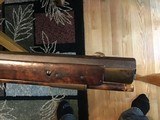 Antique probably American Flintlock Rifle approximately 40 rifled caliber - 5 of 15