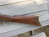 Mid 1800’s Antique full stock Kentucky/Pennsylvania 54 caliber rifle - 9 of 15