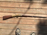 Antique Frank Wesson style 50 caliber rifle wall hanger or parts gun