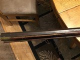 Antique Circa 1850’s Kentucky/Pennsylvania percussion full Stock 45 calibers rifle - 6 of 15