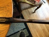 Antique fur trade era Hudson Bay Imperial Number 1 double barrel shotgun in relic condition - 12 of 15