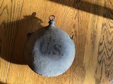 US Army canteen Indian wars thru Spanish American war period. - 1 of 9