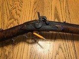 Original Antique percussion circa 1850’s Kentucky full stock long rifle approximately 54 caliber - 1 of 13