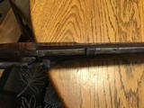 Original Antique percussion circa 1850’s Kentucky full stock long rifle approximately 54 caliber - 7 of 13