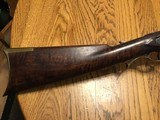 Original Antique percussion circa 1850’s Kentucky full stock long rifle approximately 54 caliber - 6 of 13