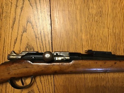 Original Antique French Model 1874/1880
army rifle with bayonet and scabbard