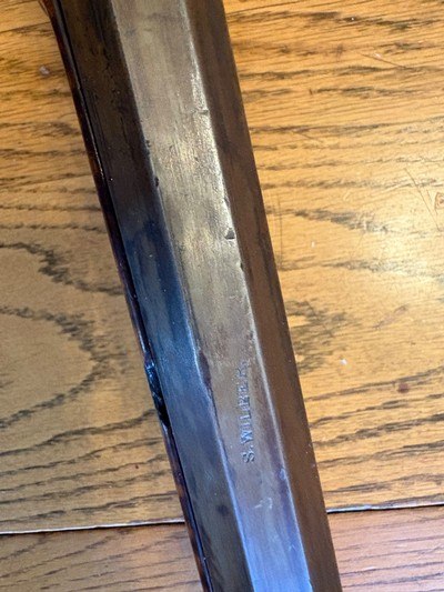 Original Antique Circa 1850 Kentucky half stock rifle - Image 14 of 15