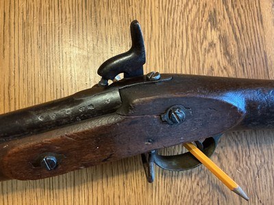 Antique Civil War era Confederate .577 caliber Tower rifle marked LSM - Image 7 of 15