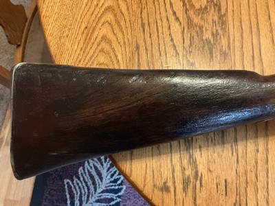 Antique Civil War era Confederate .577 caliber Tower rifle marked LSM - Image 3 of 15