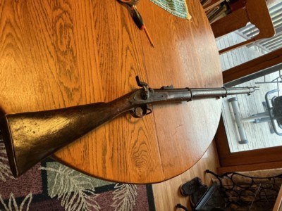 Antique Civil War era Confederate .577 caliber Tower rifle marked LSM - Image 14 of 15