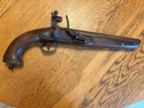 Antique Original Circa 1800 Napoleonic era Belgium made Flintlock Military Hirse Pistol - Image 6 of 15