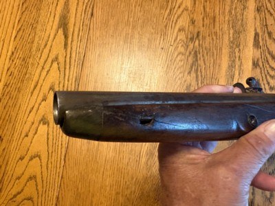 Antique Original Circa 1800 Napoleonic era Belgium made Flintlock Military Hirse Pistol - Image 10 of 15