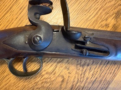 Antique Original Circa 1800 Napoleonic era Belgium made Flintlock Military Hirse Pistol - Image 7 of 15