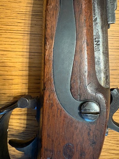 Model 1816 US Contract W.T.Wickham Conversion Musket 69caliber Converted by H and P in 1861 - Image 8 of 15