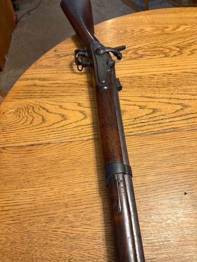 Model 1816 US Contract W.T.Wickham Conversion Musket 69caliber Converted by H and P in 1861 - Image 7 of 15