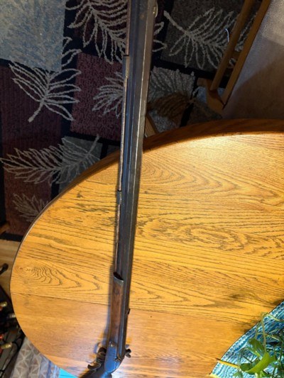 Antique Kentucky half stock rifle. - Image 12 of 15