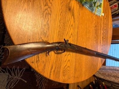 Antique Kentucky half stock rifle. - Image 1 of 15