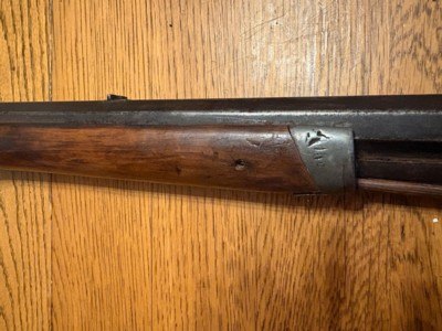 Antique Kentucky half stock rifle. - Image 7 of 15
