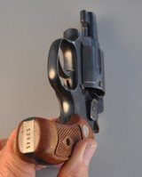 Smith & Wesson 38 Chiefs Special Revolver - 1954 MFG - Original Leather Holster - 5 of 8