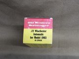 22 Winchester automatic
Old Western Scrounger
Full Brick
Model
1903 - 2 of 5