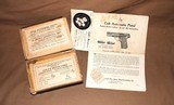 Colt
Model
1908
Nickel
.380
Letter, 1 gun shipment , box, papers - 16 of 16