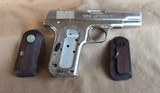 Colt
Model
1908
Nickel
.380
Letter, 1 gun shipment , box, papers - 12 of 16