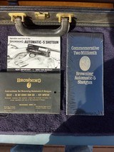 Browning A5 12 Ga 2,000,000 Commemorative unfired in original case - 2 of 13
